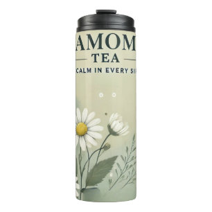 Chamomile Tea Design AI art Thermal Tumbler