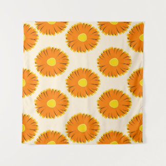Chamomiles: Vintage Floral Pattern. Tapestry