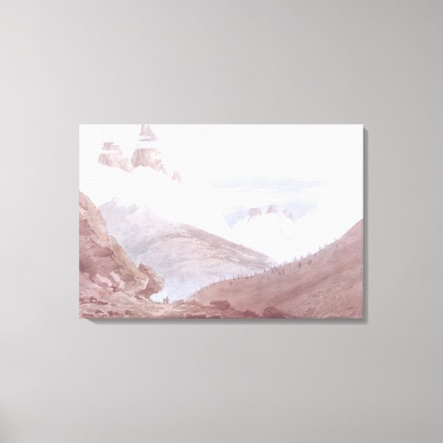 Chamonix and Martigny Canvas Print (Front)