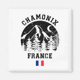 Chamonix France Alps Ski Resort Alpine Skiing Fren Magnet