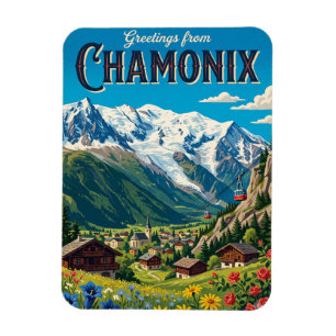Chamonix France Magnet
