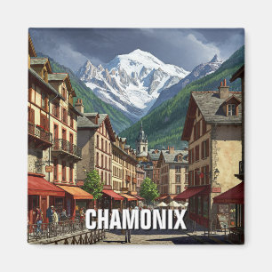 Chamonix France Mont Blanc Magnet