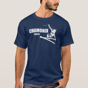 Chamonix France Skier T-Shirt