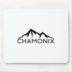 Chamonix France Skiing Mouse Mat