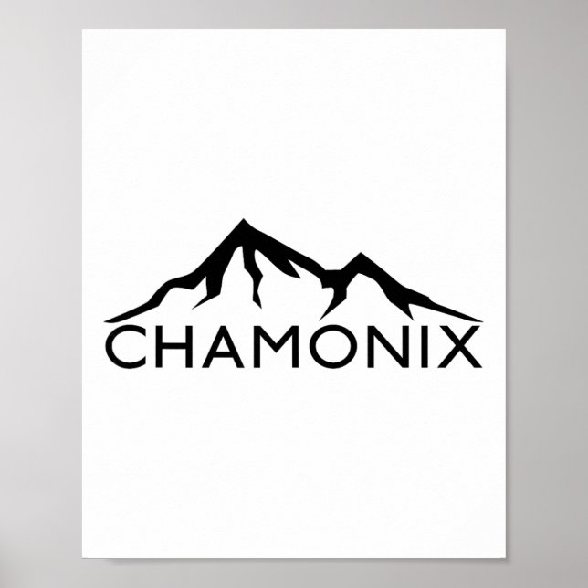 Chamonix France Skiing  Poster (Front)