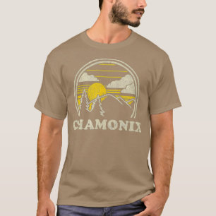 Chamonix France Vintage Hiking Mountains T-Shirt