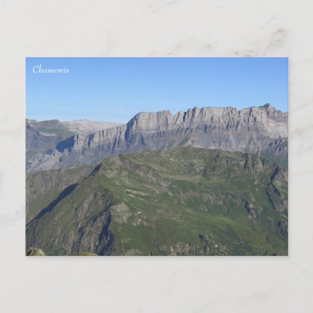 Chamonix French Alps Postcard (Front)