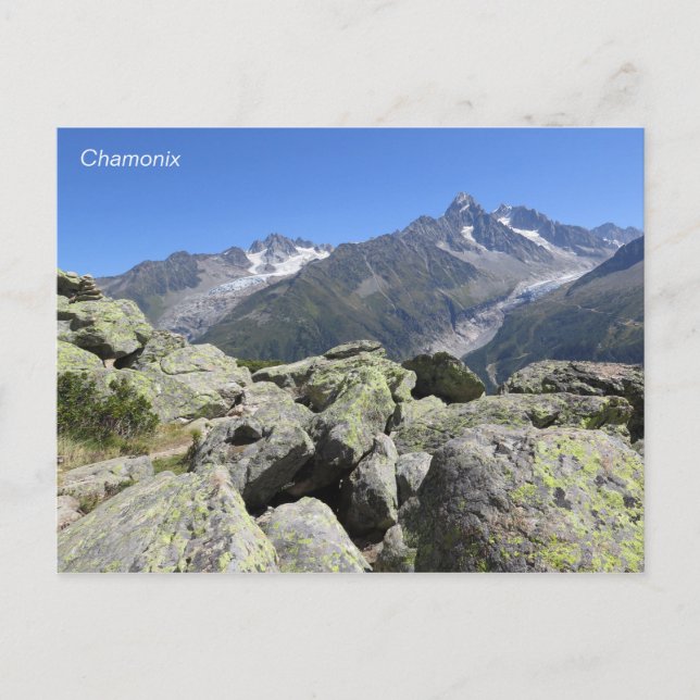 Chamonix French Alps Postcard (Front)