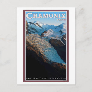 Chamonix - Glacier des Bossons Postcard