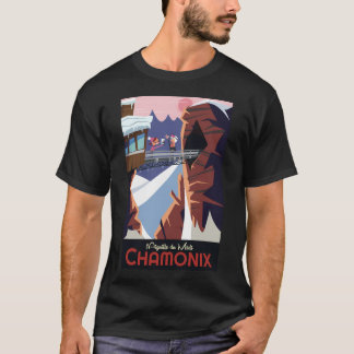 Chamonix L'Aiguille Du Midi Poster T-Shirt