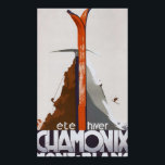 Chamonix Mont Blanc France Vintage Ski Poster<br><div class="desc">Chamonix Mont Blanc France Vintage Ski Anime Cartoon Comic Fiction Manga</div>