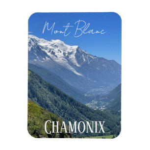 Chamonix, Mont Blanc, French Alpes, summer Magnet