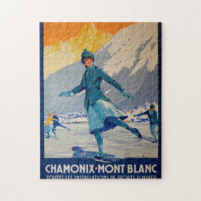 Chamonix – Mont Blanc Jigsaw Puzzle (Vertical)