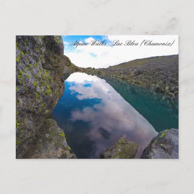 Chamonix, Mont Blanc - Lac Bleu, France Postcard (Front)