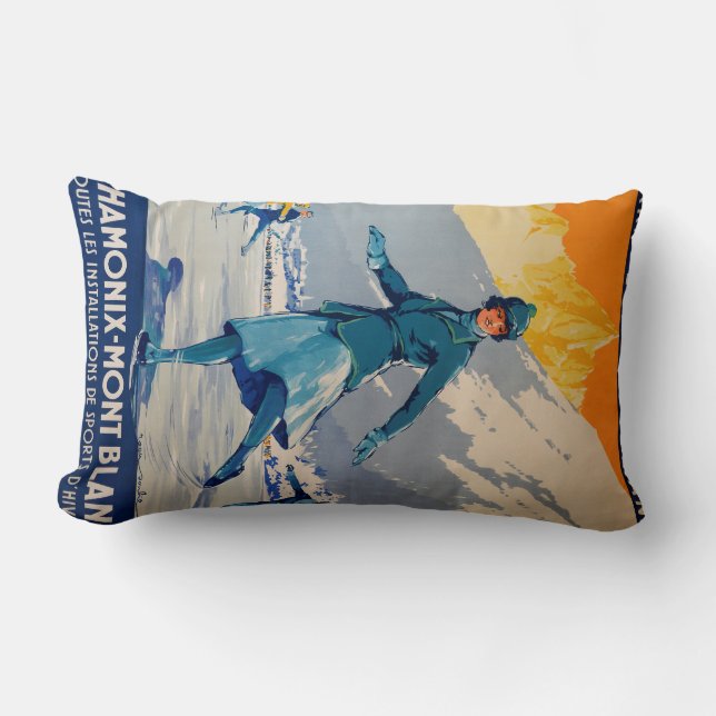 Chamonix – Mont Blanc Lumbar Cushion (Front)