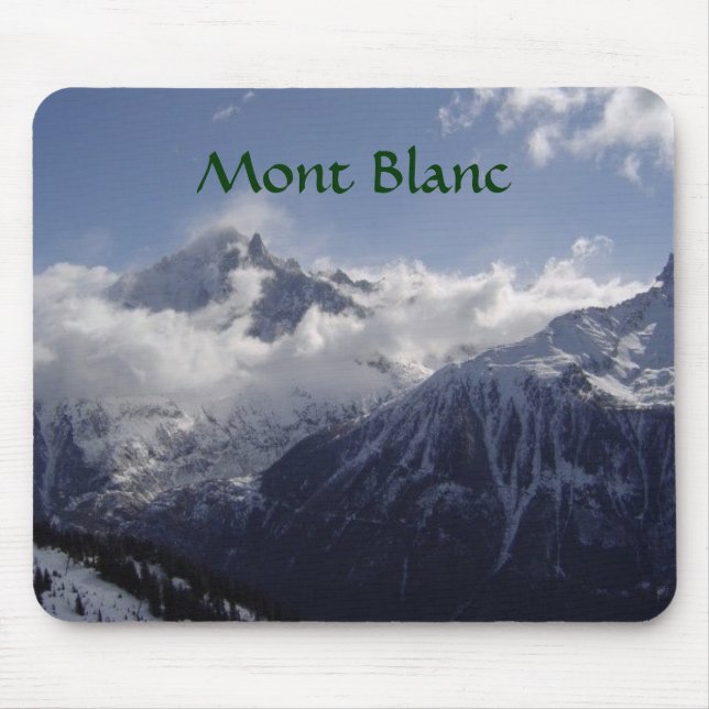 Chamonix-Mont-Blanc Mouse Mat (Front)