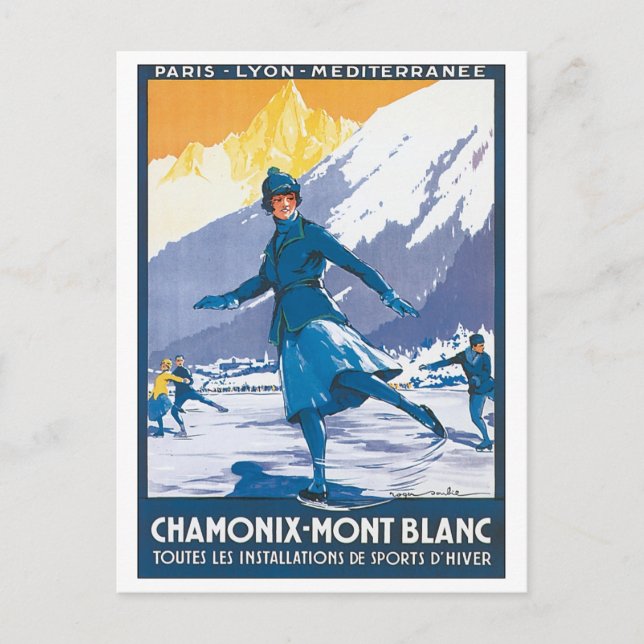 Chamonix Mont Blanc Postcard (Front)