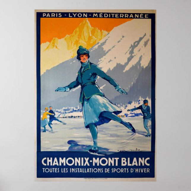 Chamonix – Mont Blanc Poster (Front)