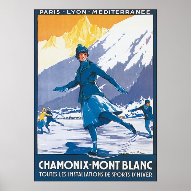 Chamonix - Mont Blanc Poster (Front)
