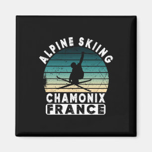 Chamonix Ski Resort France Alpine Skiing French Al Magnet