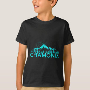 Chamonix Ski Resort France Alpine Skiing French Al T-Shirt