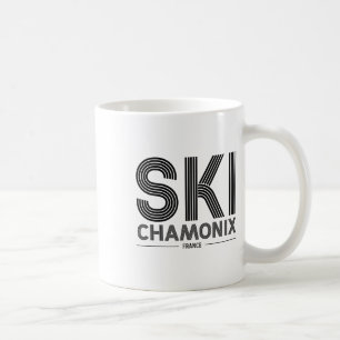Chamonix Ski Resort France Alps French Skiing Souv Coffee Mug