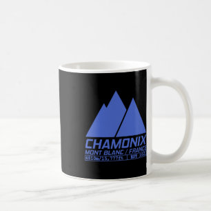 Chamonix Ski Resort T Shirt Skiing Mont Blanc Fran Coffee Mug