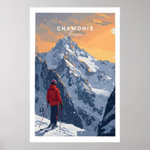 Chamonix Travel Poster - France 1