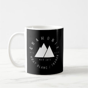 Chamonix Valley Mont Blanc France Skiing Snowboard Coffee Mug