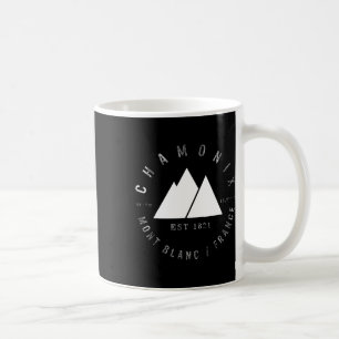 Chamonix Valley Mont Blanc France Skiing Snowboard Coffee Mug