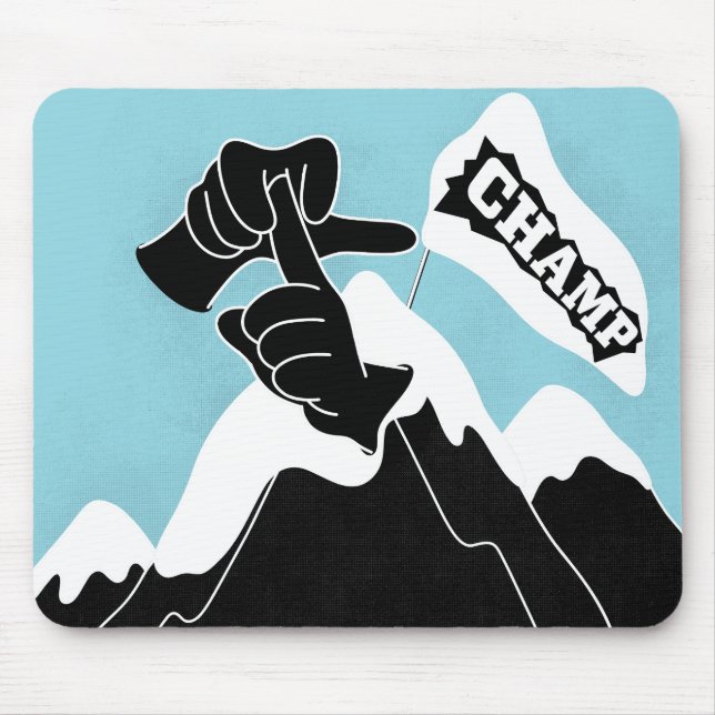 Champ - ASL Design Mouse Mat (Front)