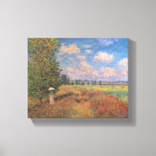 Champ de Coquelicots - Claude Monet - c1875 Canvas Print
