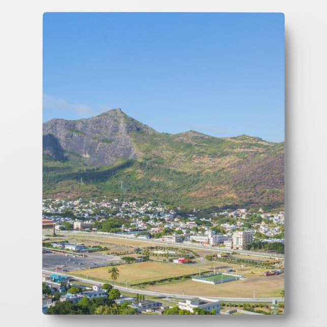 Champ de Mars in Port Louis the capital of Mauriti Plaque (Front)
