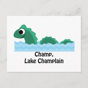 Champ, Lake Champlain Postcard