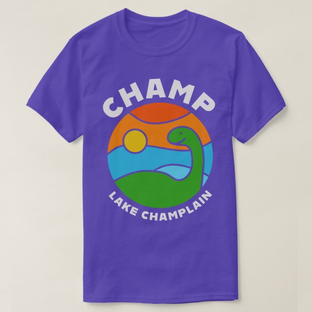 Champ Lake Monster Lake Champlain Monster T-Shirt (Design Front)