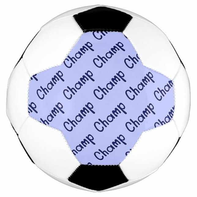 Champ Pattern - Blue Football (Front)