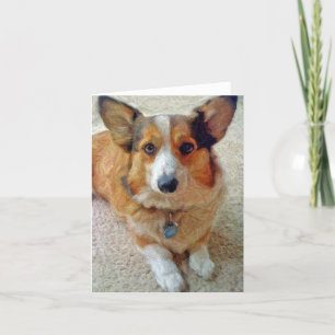 Champ portrait card