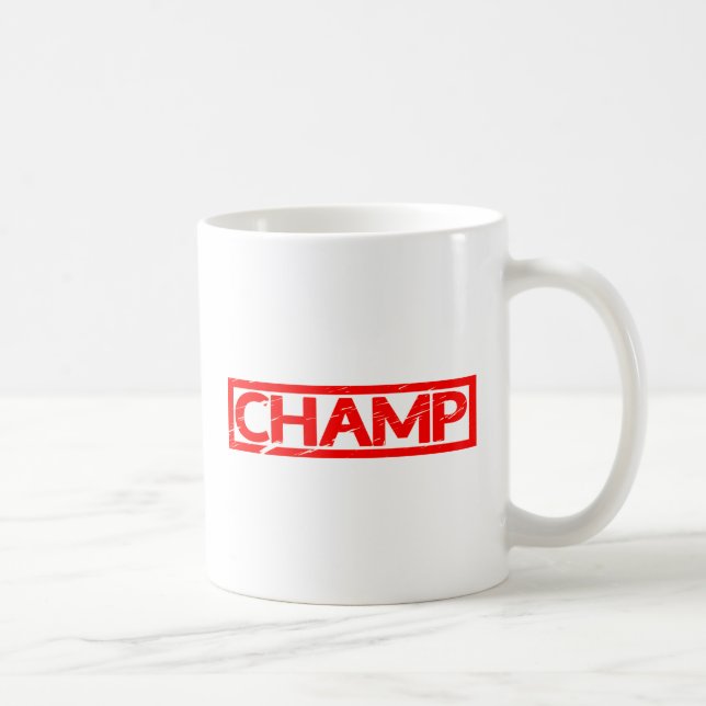 Champ Stamp Coffee Mug (Right)