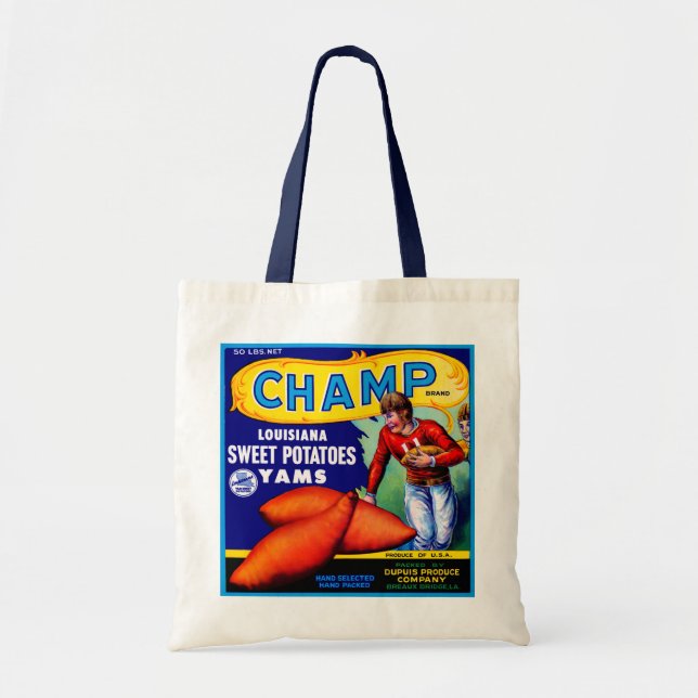 Champ Sweet Potatoes Tote Bag (Front)