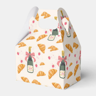 Champagne and Croissants Favour Box