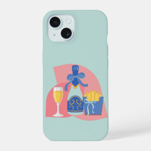 Champagne and Fries Bougie iPhone 15 Case