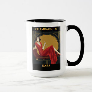 Champagne And Sass Mug