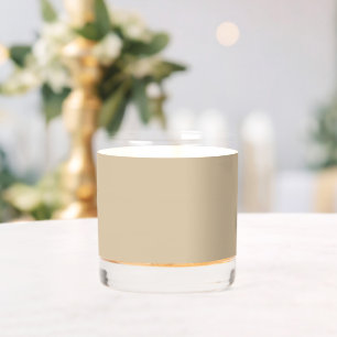 Champagne Beige  Whiskey Glass