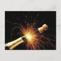 champagne bottle New Year's Eve