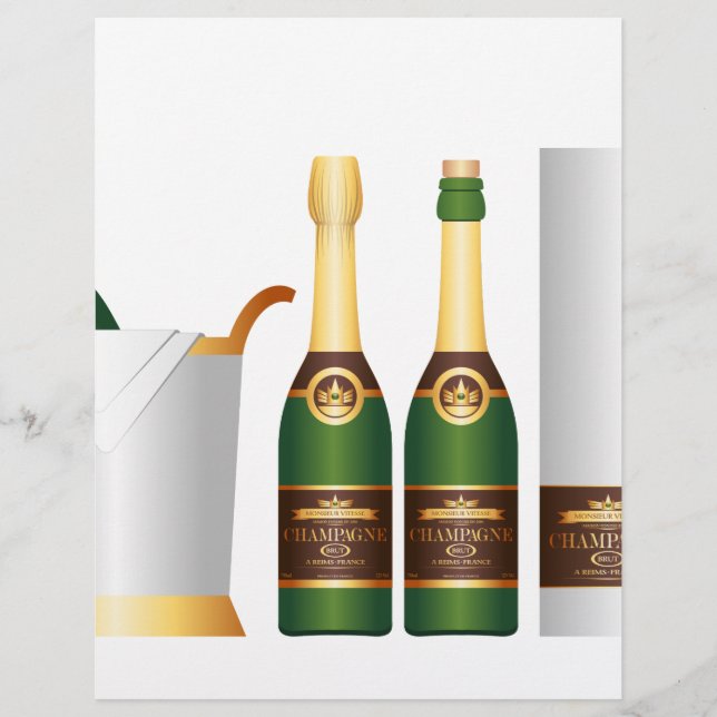 champagne bottles (Front)