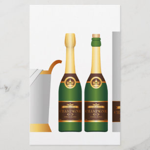 champagne bottles
