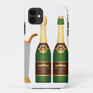 champagne bottles iPhone 11 case