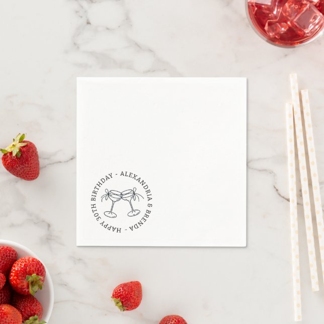 Champagne Bow Napkin (Insitu)