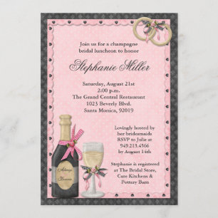 Champagne Bridal Shower Invitation