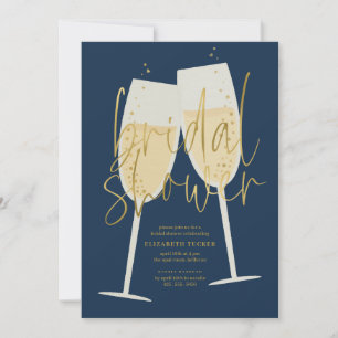 Champagne Bridal Shower Invitation